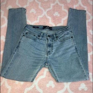 Light Blue Denim Hollister Skinny Epic Flex Jeans